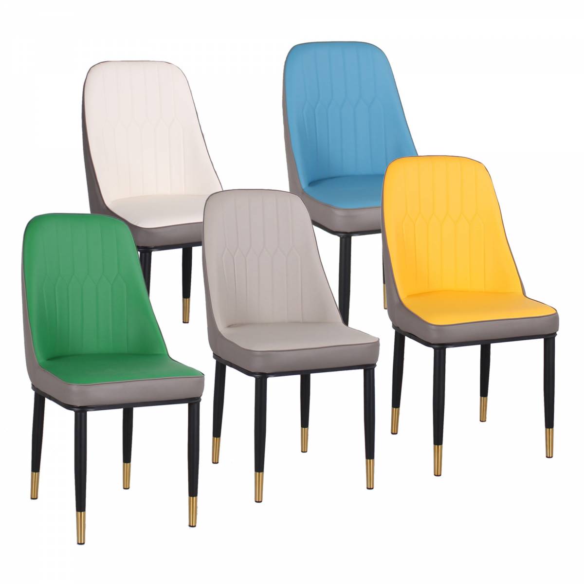 Set di 6 sedie moderne in ecopelle – Arredi e Complementi